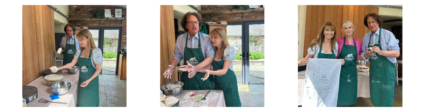 Jane Seymour OBE and husband at Tracey's Farmhouse Kitchen_April 2025